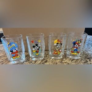 Walt Disney World & McDonalds Millennium/ Y2K Celebration Glasses- Complete Set